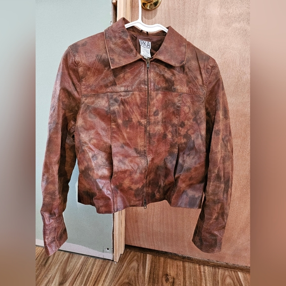 IRKA leather jacket - Picture 1 of 2